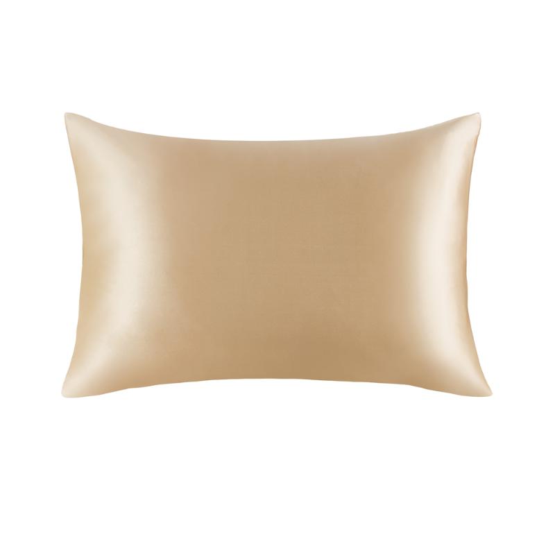 

champagne/gold 100% Mulberry Silk Pillowcase Pillow Case, As pic
