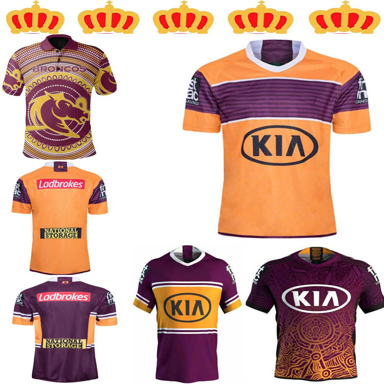 

2020 2021New BRISBANE BRONCOS ANZAC Round rugby Jersey19 20 21 National League rugby shirt Brisbane Broncos rugby Jerseys, Black
