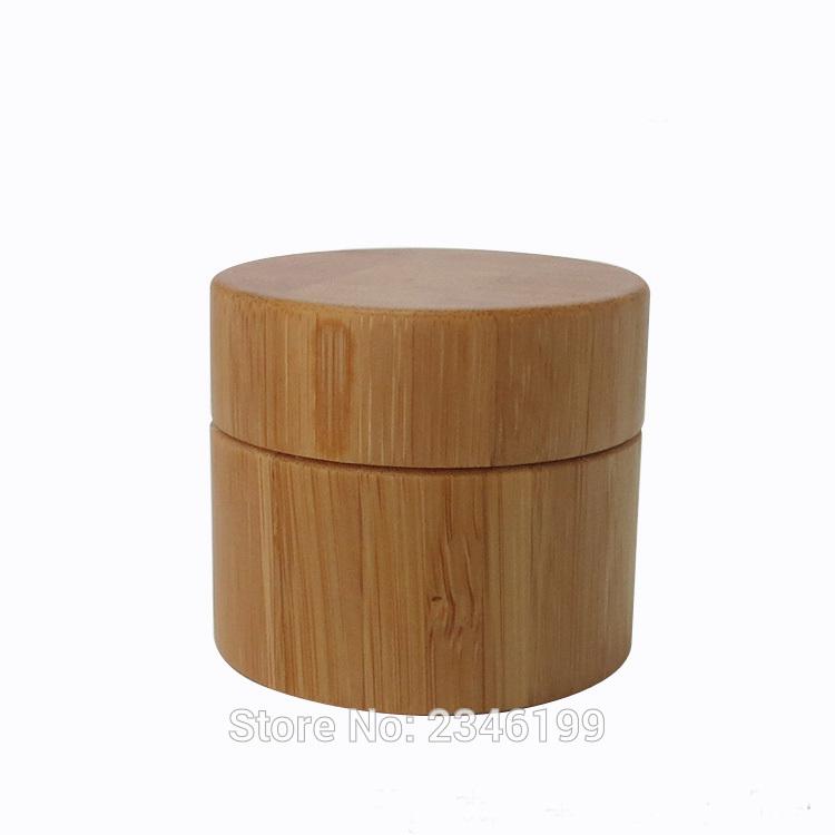 

30G 50G Bamboo Cream Jar Wooden Jar with PP Inner, Cosmetic Packaging Bottle Cream Jar, 20Pcs/Lot