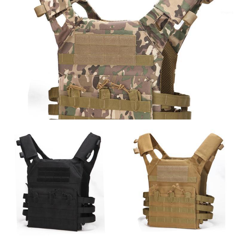 

Ocali combat vest outdoor tactical vest multifunctional MOLLE jungle JPC tactical1, Black