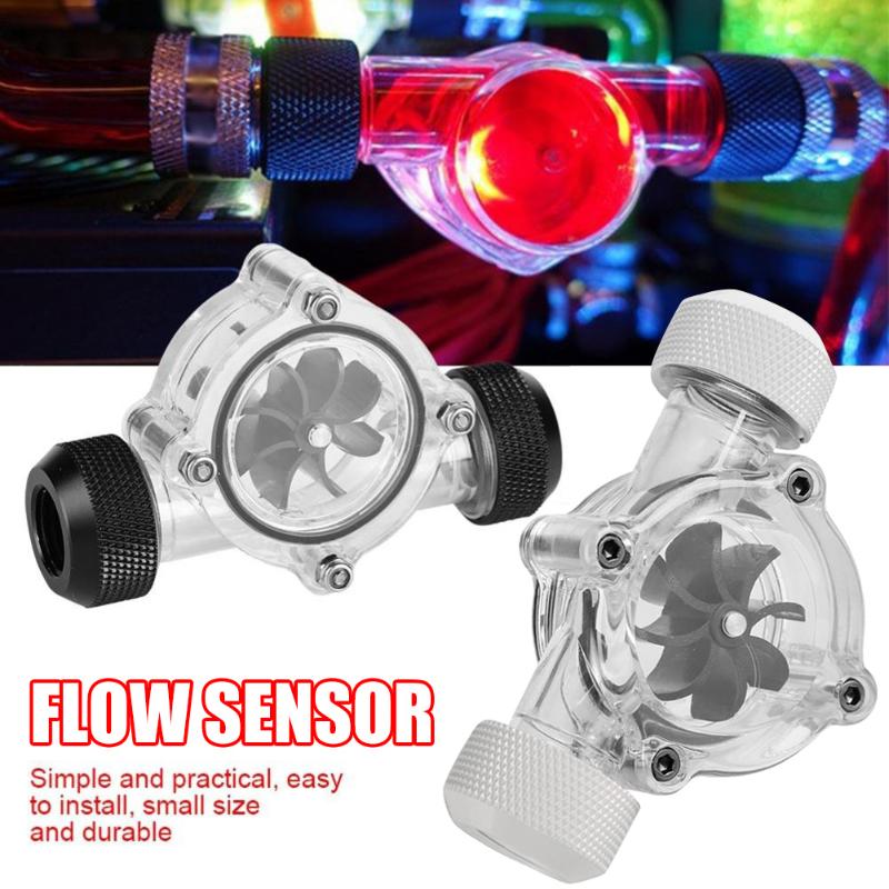

Flow Meter Indicator 8 Impeller G1/4 Threaded Port PC Water Cooling System Flow Meter Indicator VDX99