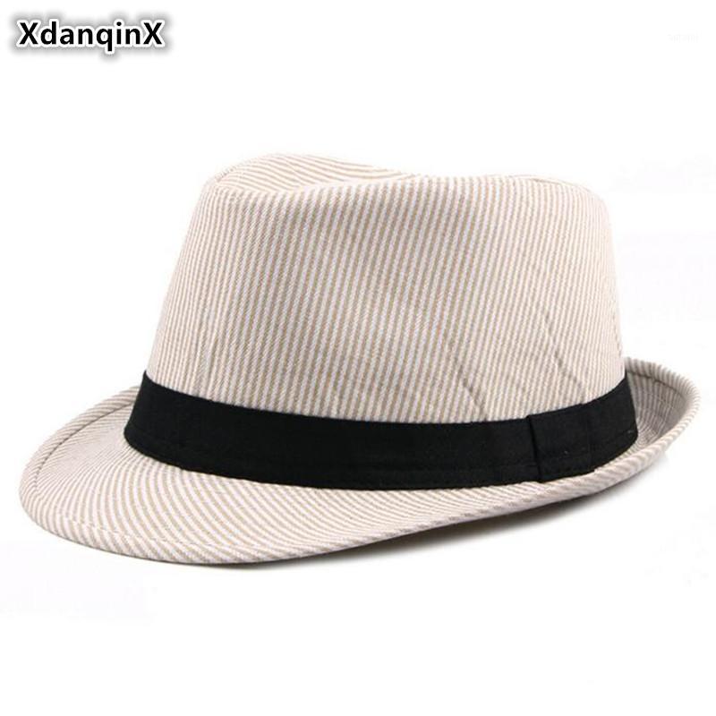 

XdanqinX Unisex New Simple Fashion Fedoras British Retro Men's Jazz Hats Classic Visor For Men Women Dad's Hat Trend Couple Cap1, Red