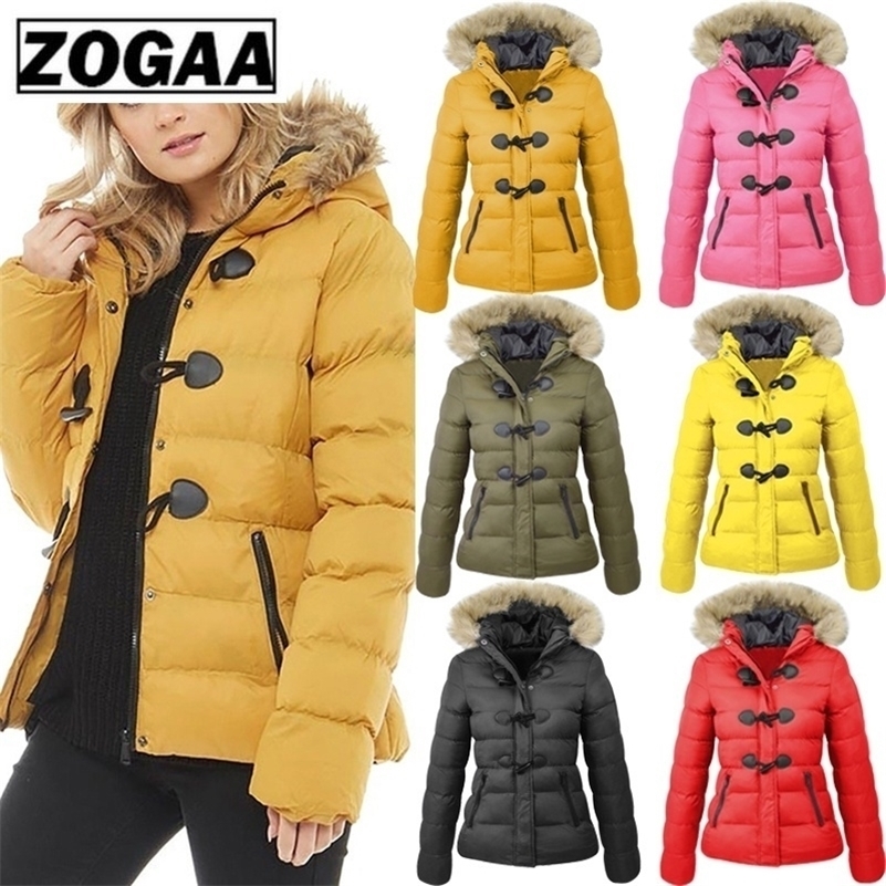

ZOGAA Winter Jacket Women Jackets Coats Medium Length Thick Winter Parka Lady Coat Warm Brand Women's Fashion Outerwear Parkas 201029, Army green