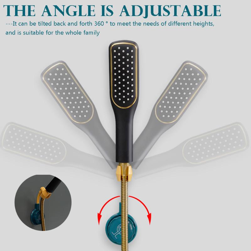 

Adjustment Bracket Mount Holder Shower Stand Nozzle Hanger 360° Degree Bathroom Punch-free Shower Head Bracket Hanger