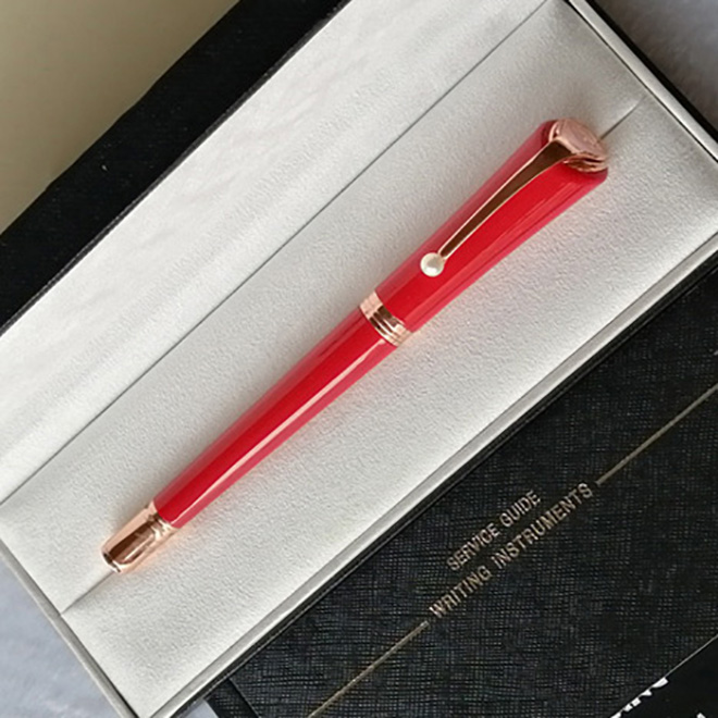 

GIFTPEN High quality signature pens Luxury Metal Ballpoint Rollerball pen Writing office school supplies Pearl Cap