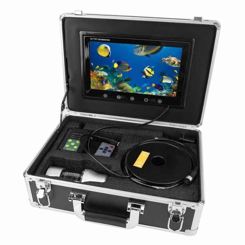 

360 Degree Rotating Fish Finder HD 10in 3MP IP68 Waterproof 38LED Camera 164ft Cable 100-240V1