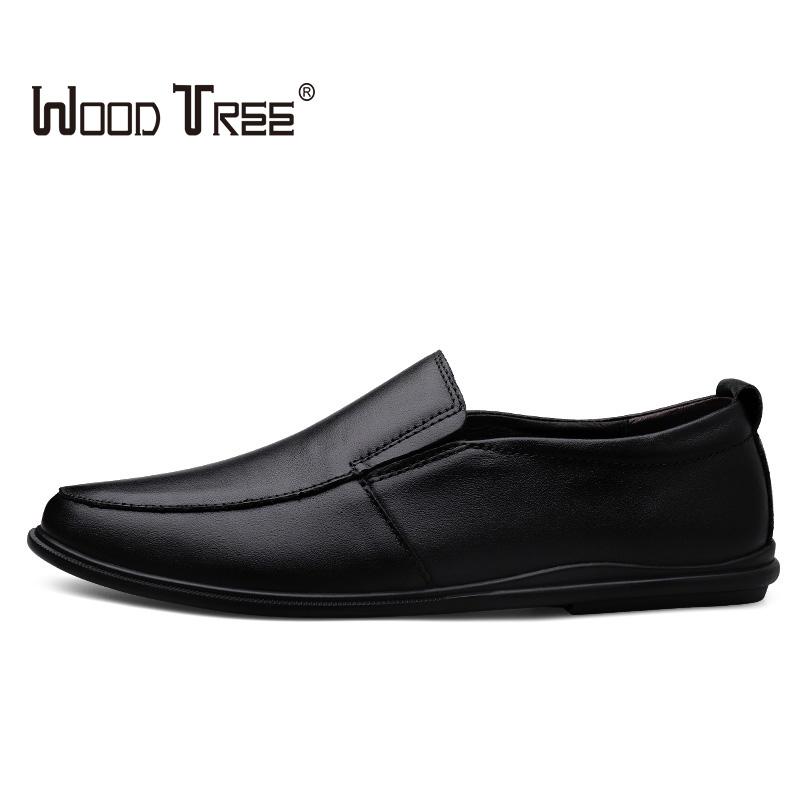

WOODTREE Classic Business Men's Dress Shoes Fashion Elegant Elegant Wedding Shoes Men Men 2020 Office Oxford Cloth, Black