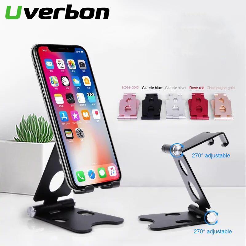 

Universal Adjustable Mobile Phone Holder For HuaweiP20 X Retractable Phone Stand Desk Tablet Folding Stand Desktop1, Black