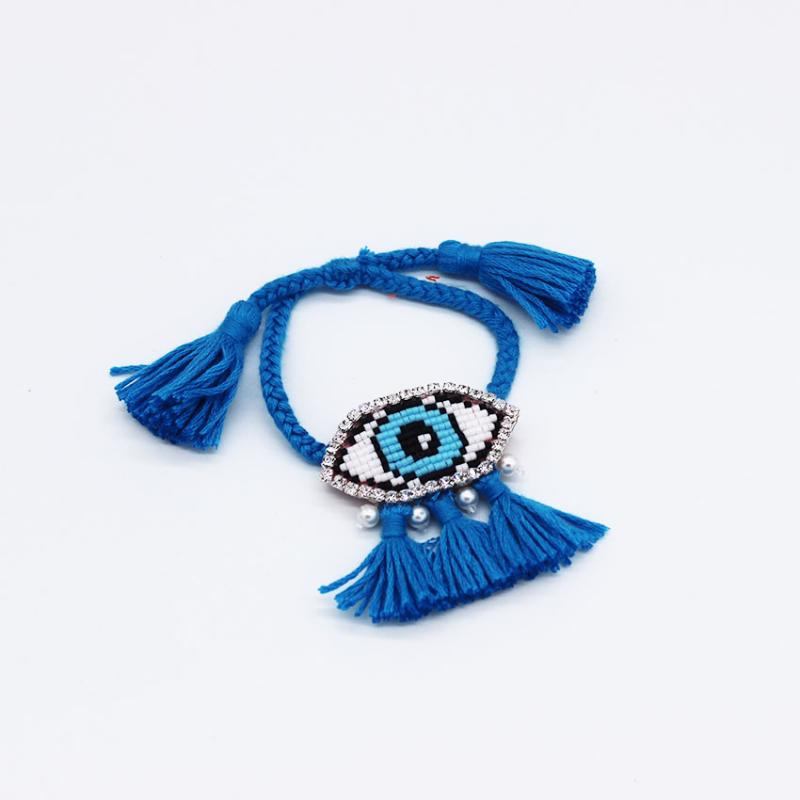 

New Bohemian Fashion Handmade Full Colorful Joker Eye Bracelet Bracelet Accessories Fashion wild eye 579