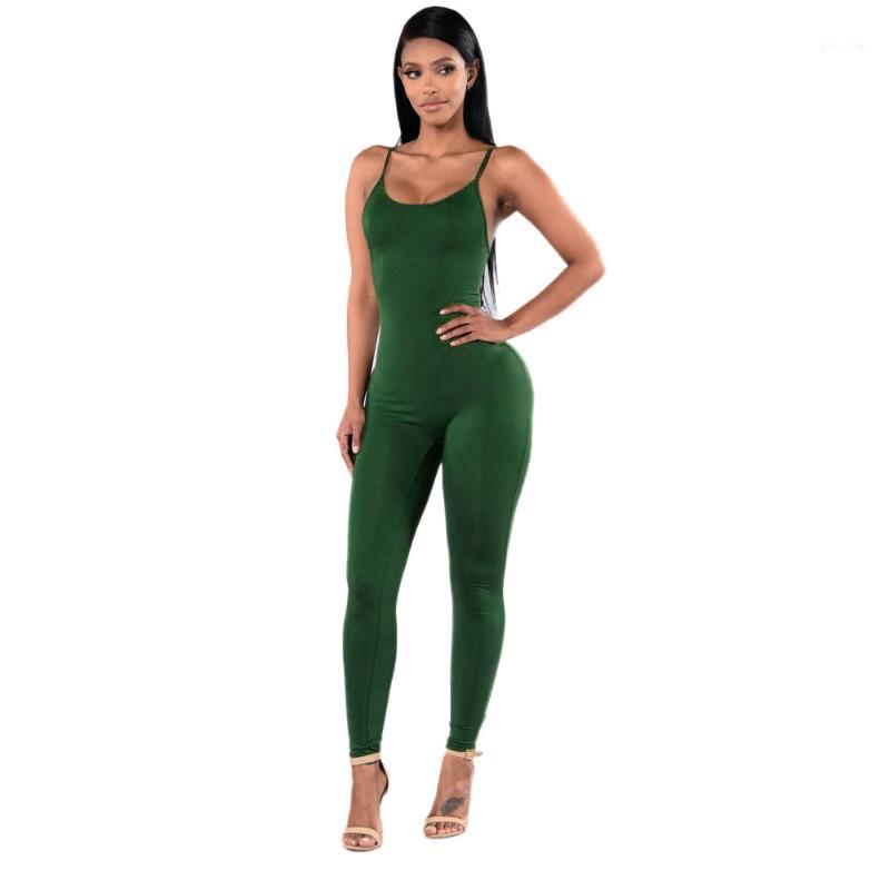 

New Summer Women Jumpsuits Solid Casual Sleeveless Bodycon Rompers Jumpsuit Black White Women Club Wear Slim Overalls S-XL1