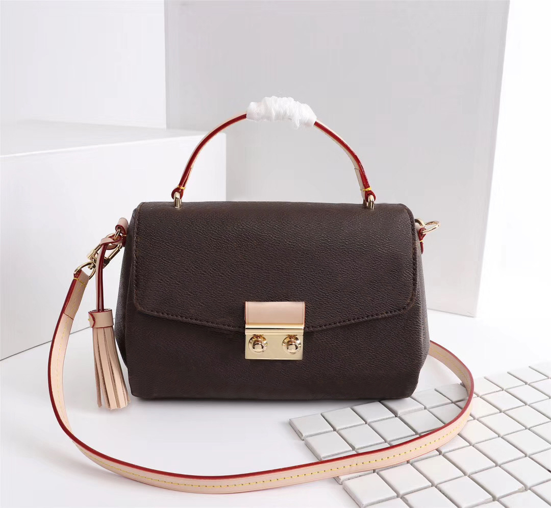 

Original High Quality Fashion Designer Luxury Handbags Purses Croisette Bag Women Brand Classic Style Genuine Leather Shoulder Bags, N41581#monogram
