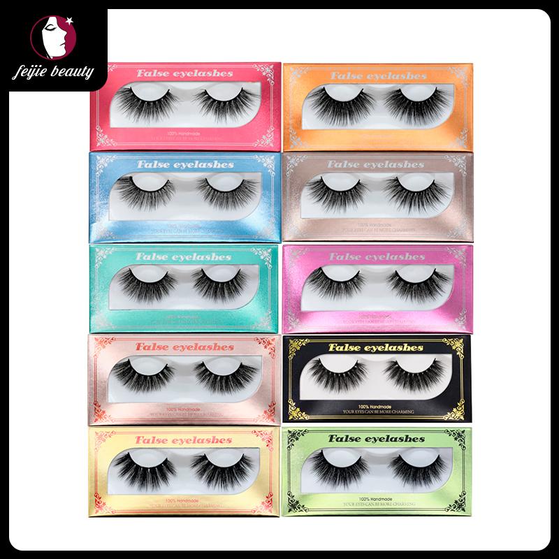 

3d Faux Mink Lashes Wholesale 1Pairs Thick slender Eyelashes 5D Nanometer Natural Long Eyelash Makeup False Nano Handmade Lash