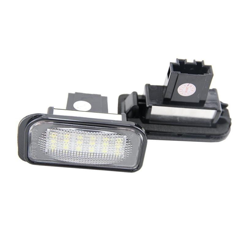 

2 x 18-SMD LED License Plate Lights for C-Class W203 4D Sedan 2001-2007 SMD3528 LED Number Plate Lamp Bulb