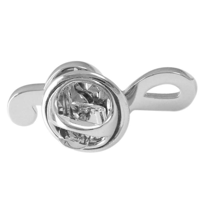 

Silver Color Christmas Festival Brooch Pins Music Note Jacket Collar Lapel Badge for the Collar uniform Corsage Clothes