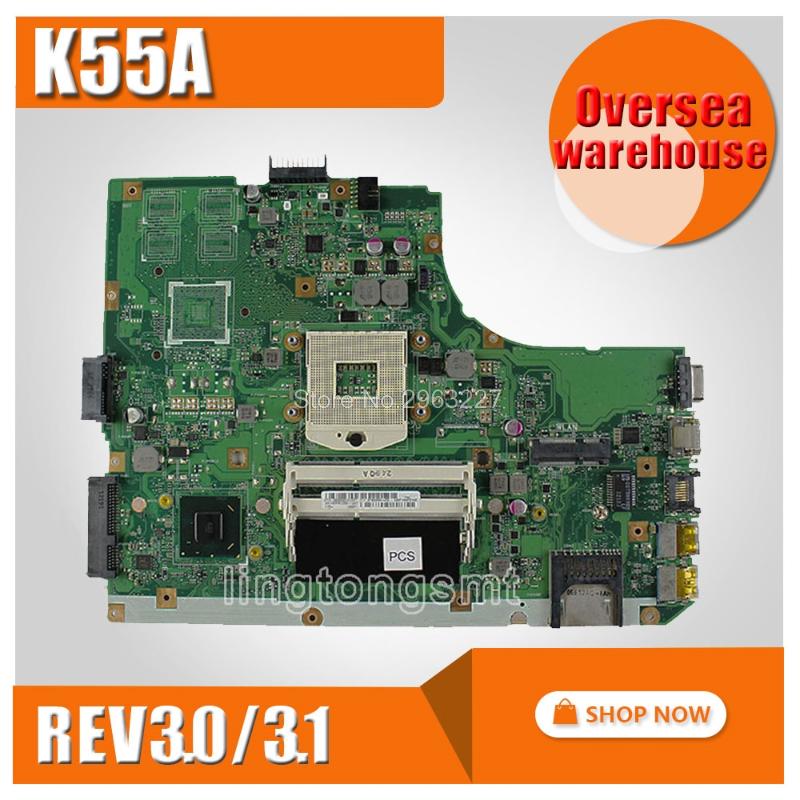 

K55A Motherboard Rev 3.0/3.1 HM76 Chipset For Asus K55A K55VD Laptop motherboard Mainboard test 100% OK