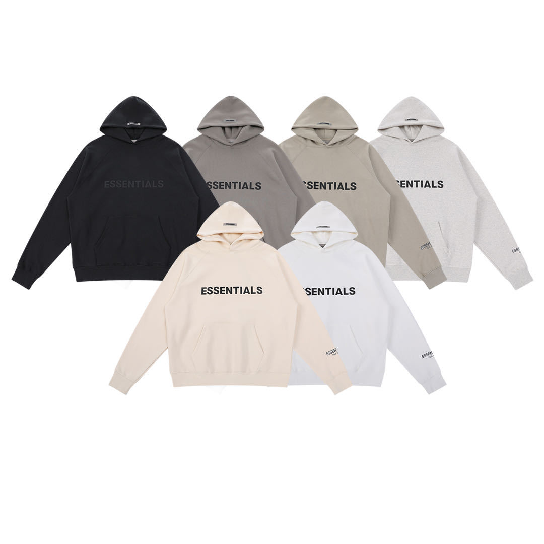 

FEAR OF GOD ESSENTIALS Hoodies for men and women in 3D alphabet free ship Men's Hoodies Sweatshirts, Customize