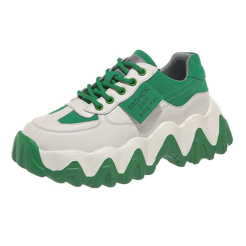 

2021 New Thick Women's Casual Fashion Father Femme Krasovki Basket Shoes S5HM