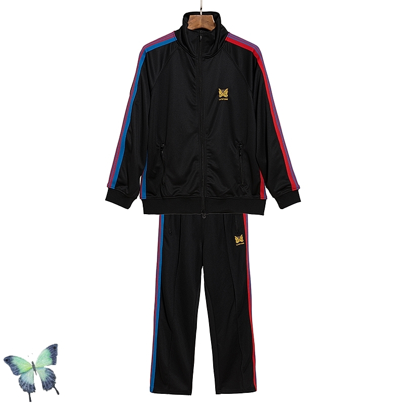 

2021 New Knitting Butterfly Awge Classic Washed Trousers Men Women High Quality Zipper Pocket Sweatpants 0755, Pants