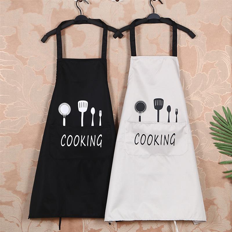 

Kitchen Apron Fashion Breathable Grease Proofing Restaurant Apron Waterproof Cooking Baking Cleaning Aprons