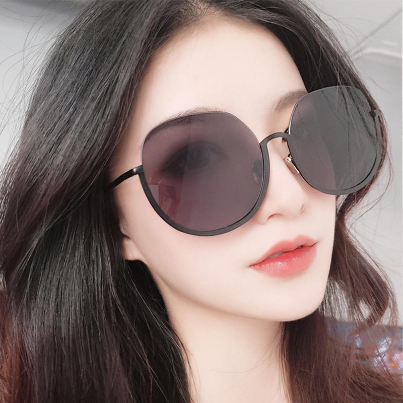 

Sunglasses Vintage Half Frame Round Oversized Women/Men Brand Designer Glasses For Women Outdoor Feminino UV400