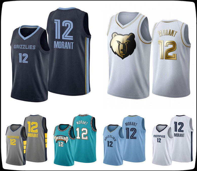 

Memphis Grizzlies MEN Ja Morant Swingman Icon Association city basketball Jersey, Black