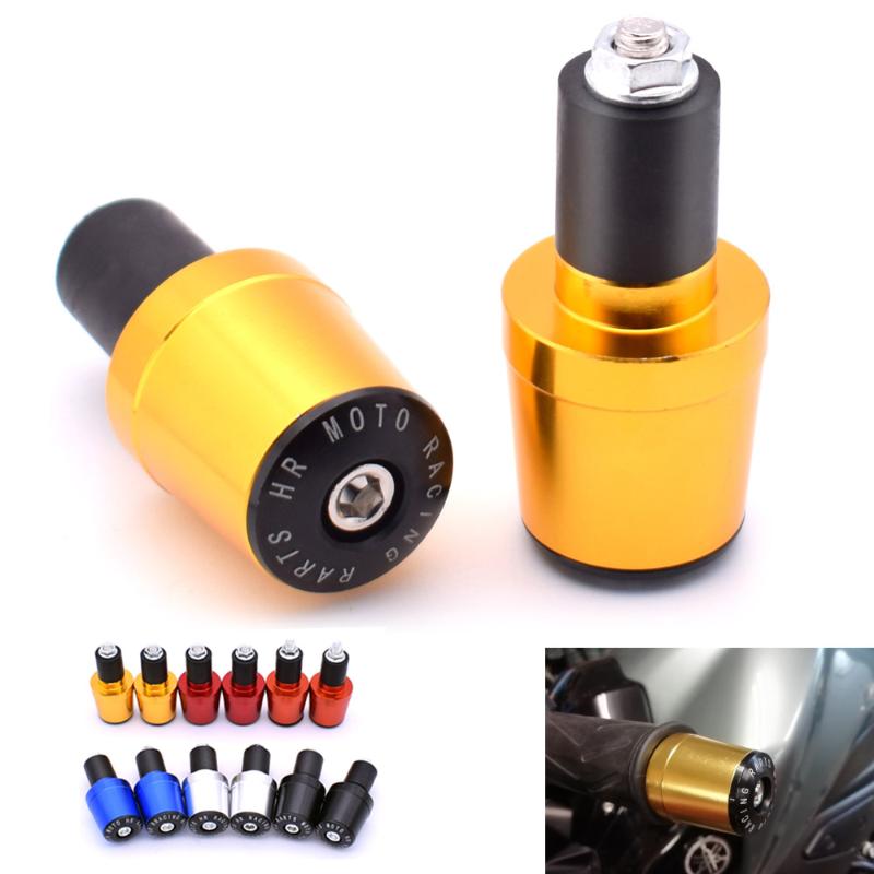 

7/8" 22mm Handle Bar Grips For Motorcycle Aluminum Handle Bar Cap End For WR250X WR450 wr 450 f SEROW 225 250R125