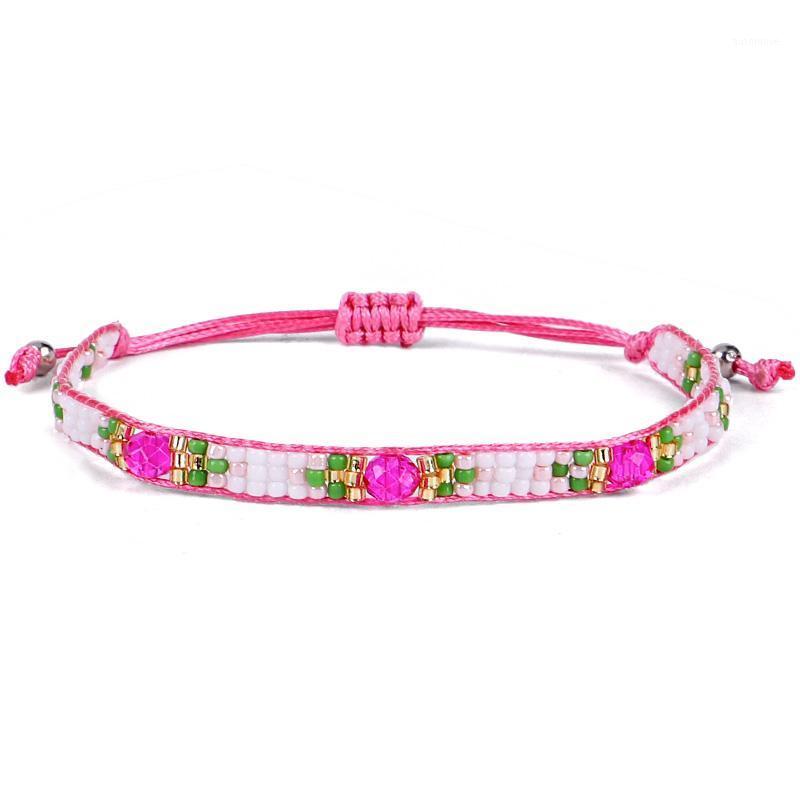 

New Handmade Braided Rope Adjustable Pulseras Mujer 100% Japanese Imports Of Rice Beads Unique Color Mixed Beaded Bracelets1