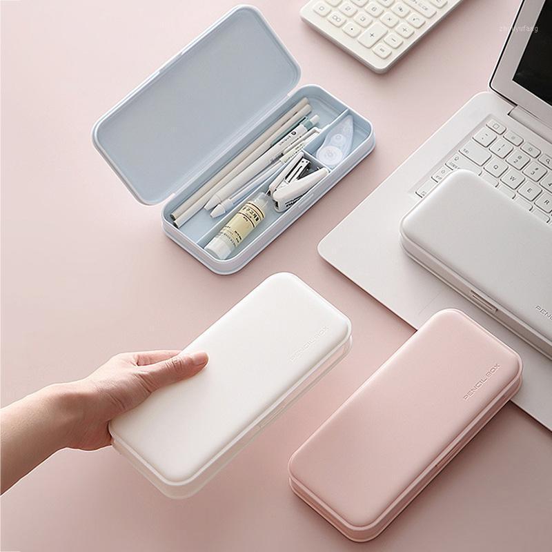 

Pencil Cases Simple Macron Case Multifunctional High Capacity Korean Stationery Storage School Supplies Trousse Scolaire