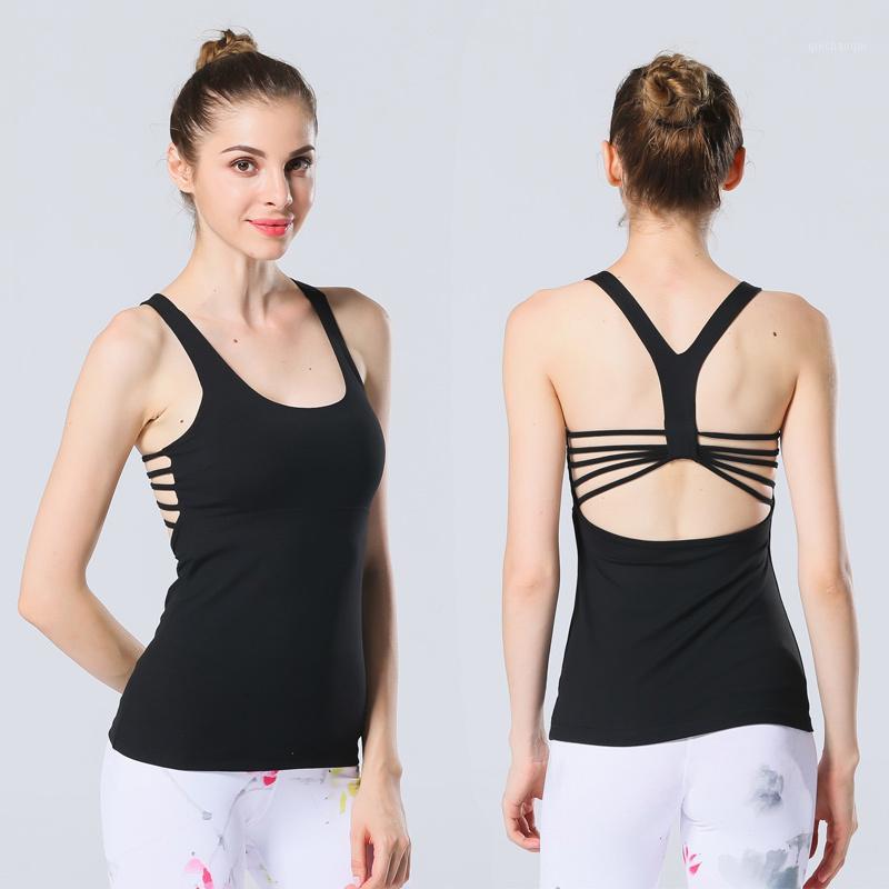 

Summer Sexy Lady Women Tank Tops Dry Quick Yoga Shirts Loose Gym Fitness Sport Sleeveless Vest Singlet for Running Training1, Black