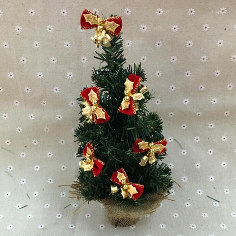 

6Pcs/pack Xmas Bowknot With Bells Christmas Drop Ornaments Santa Claus Party Ornament Xmas Tree Hanging Decor Supplies1