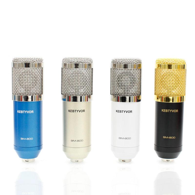 

BM-800 Condenser Microphone, Cardioid Studio Recording Microphone with Mount, XLR Cable