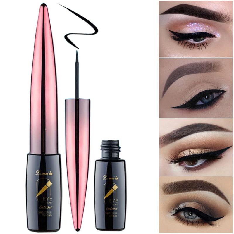 

Hot Eyes Liner Liquid Make Up Pencil Waterproof Black Double-ended Makeup Stamps Eyeliner Pencil Dropshipping