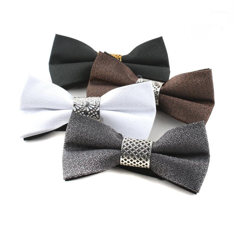 

New Men's Bowt ie Polyester Silk Solid Color Formal Bow-Tie Neckwear For Wedding Party Suits Tie1