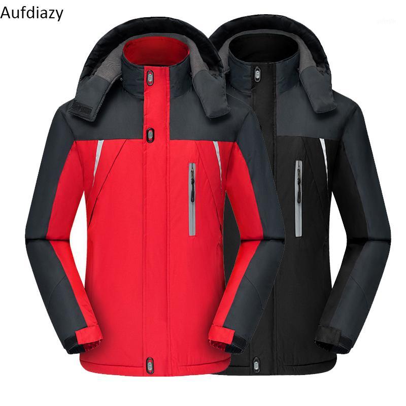 

Audiazy Men's Winter Camping Hiking Jacket Male Outdoor Sports Fleece Coat Traveling Fishing Camping Windbreaker OM0471, Men blue