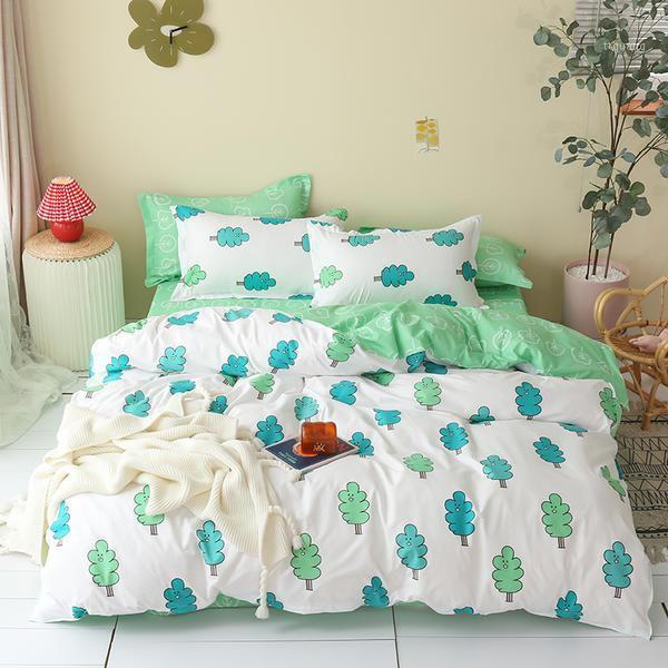 

Solstice Home Textile Bedding Sets Simple Style Geometric Pattern Cute Girls Bedclothes Duvet Cover Pillowcase Bed Sheets1, 17