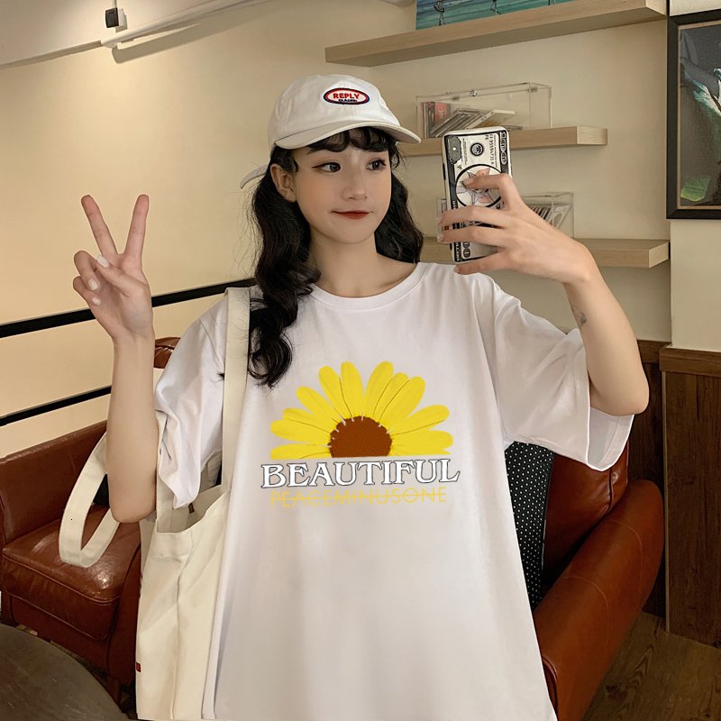 

Latest Fashion Women's t Shirt Summer Cotton Material O- Neck Tops Clothing M401f Lxbz