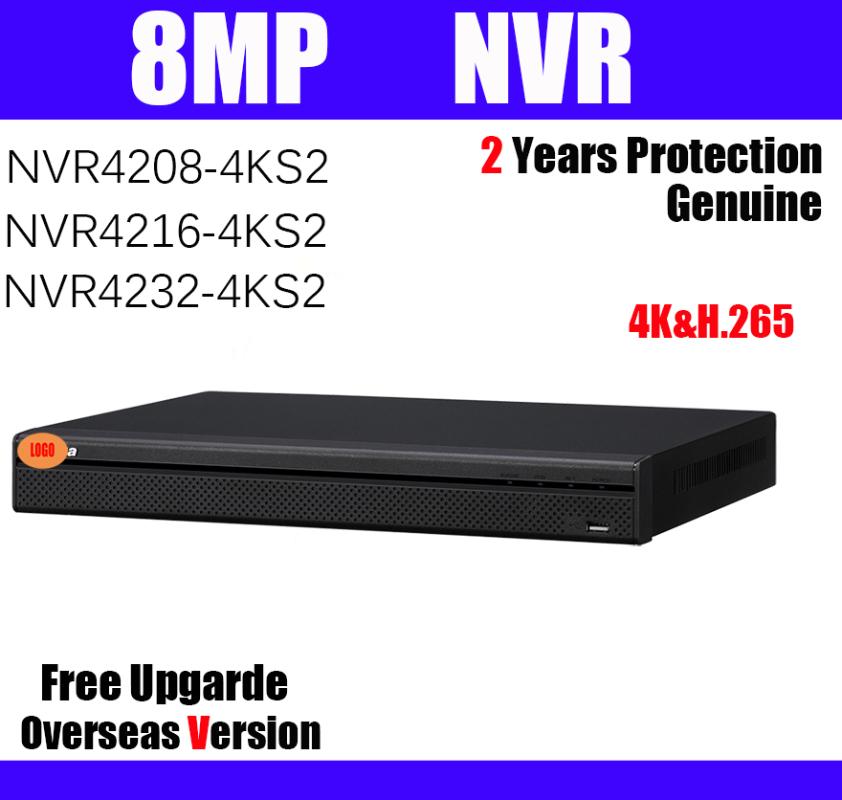 

8MP 8CH NVR NVR4208-4KS2 NVR4216-4KS2 NVR4232-4KS2 16ch 32ch 1U 4K H.265 Lite for web cam cctv ip camera Network Video Recorder