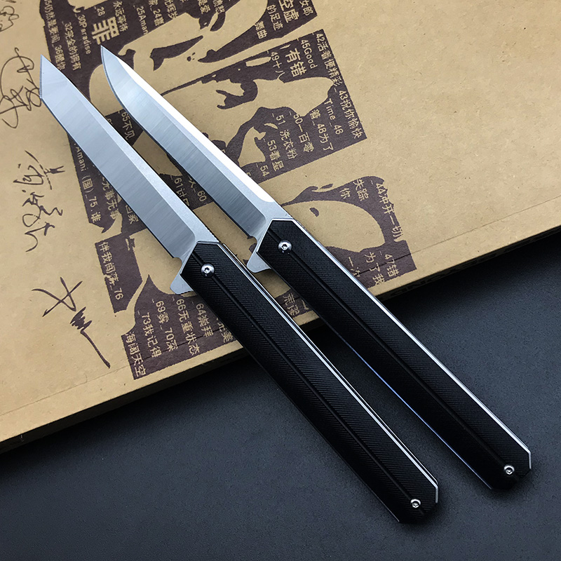 

Practical Utility folding knife Bearing D2 G10 handle Outdoor Camping Survival Tactical knives Tool EDC Hunting Survival Pocket knife