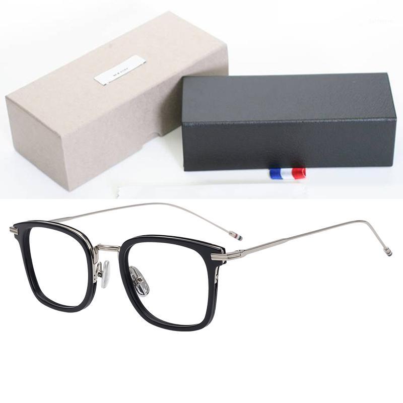 

Thom Brand Design Titanium Acetate Optical Eyeglasses Frame Men Lightweight Rectangle Women's Glasses Prescription Eyewear1