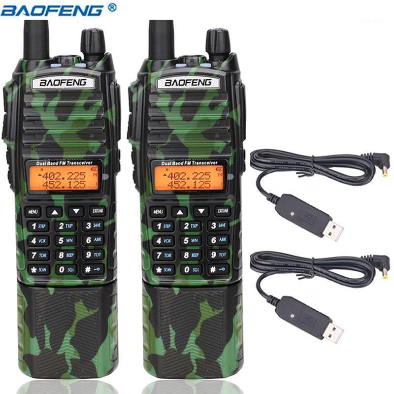 

2PCS Baofeng UV-82 Plus Walkie Talkie 8W 3800mAh Battery With DC Connector UV82 Dual PBand UV 82 Transmitter Ham Radio1