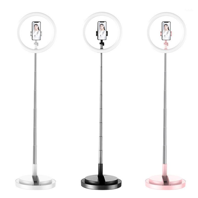 

New Y2 Photography LED Selfie Ring Light 5V USB Dimmable Camera Phone Ring Lamp With Round Base For Makeup Video Live Studio1