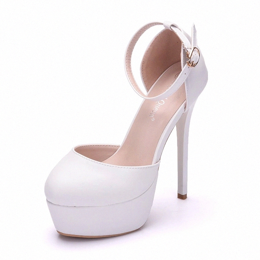 

women sandals 2019 fashion high heels 14cm summer sandals shoes woman platform cover heel nightclub bridal shoes pumps #y78r, Black