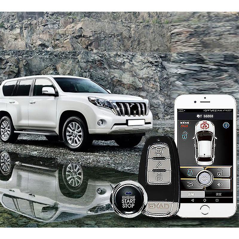 

remote start car alarm Automatic Trunk Opening central locking car keyless entry system start stop button alarm auto signaling1