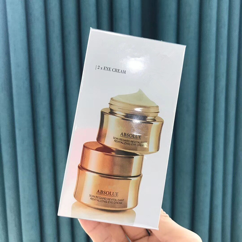 

01 Top quality 2pcs/set Absolue eye cream soin regard revitalisant revitalizing eye cream 20ml+20ml/set free shopping