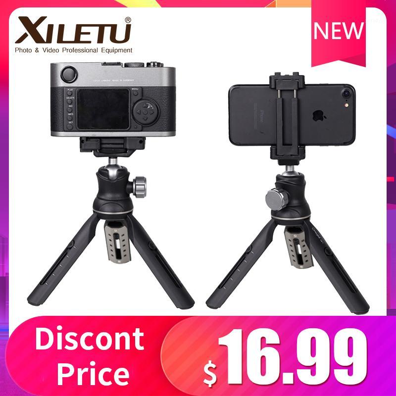 

XIELTU CB-1 2 in 1 Mini Tabletop Tripode Portable Flexible Travel Outdoor Phone Holder Tripod for phones DSLRs Digital Camera1