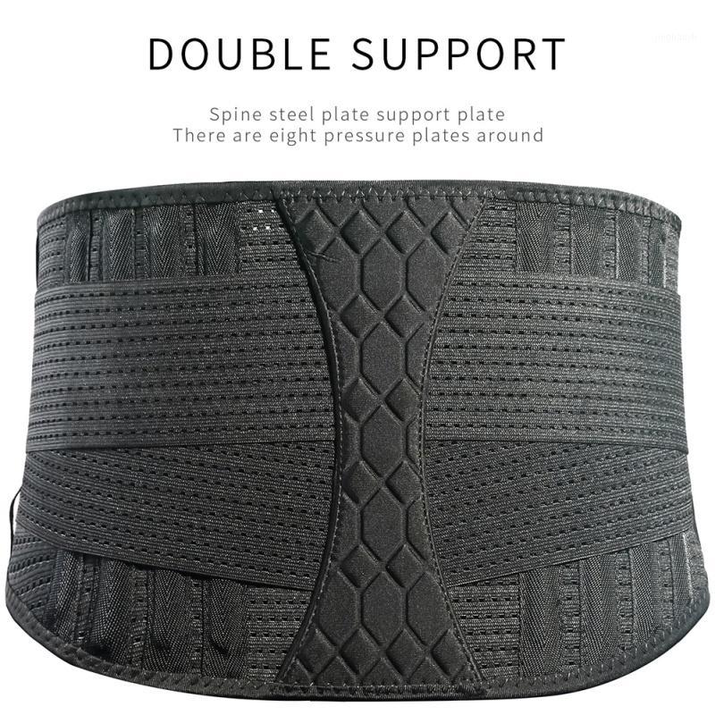 

Breathable Sports Support Waist Belt Squat Steel Plate Support Fitness Weight Lifting Waist Belt Back1, As pic