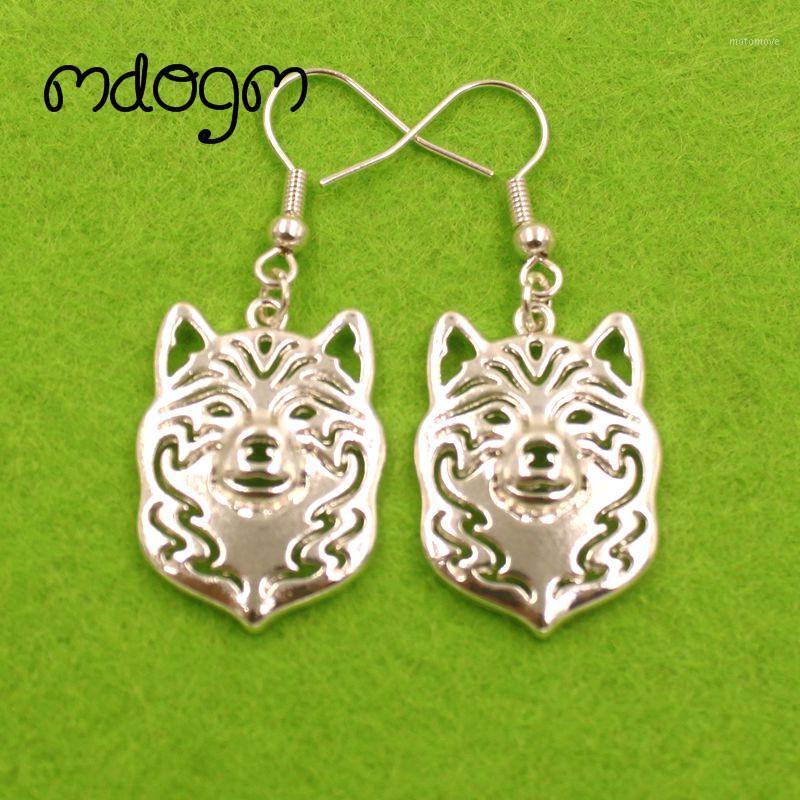 

2020 Shiba inu Dog Animal Pendant Drop Earrings Golden Silver-Plate Funny Summer Metal For Women Girls Woman Ladies E1181
