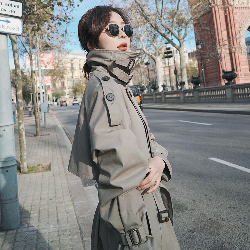 

Female Blouse 2021 New Style Gray Loose 895b, Gray high grid