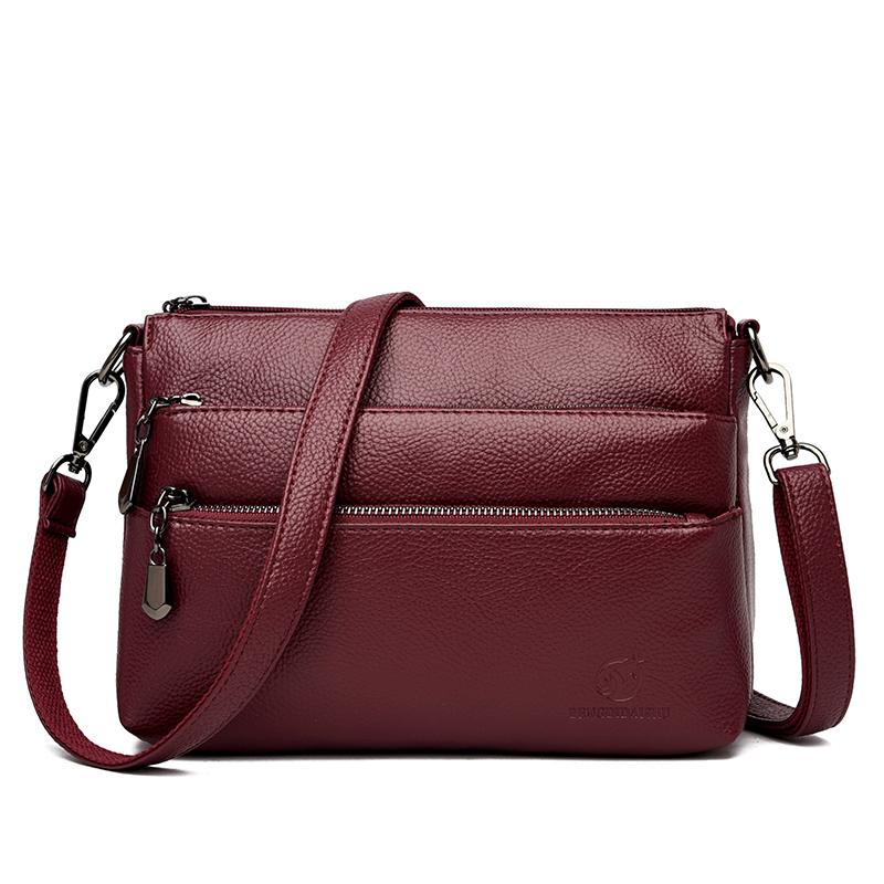

Luxury Women Leather Bags Designer Ladies Handbags Designer Women Shoulder Bag Casual Crossbody Bags For 2021Sac A Main, Black