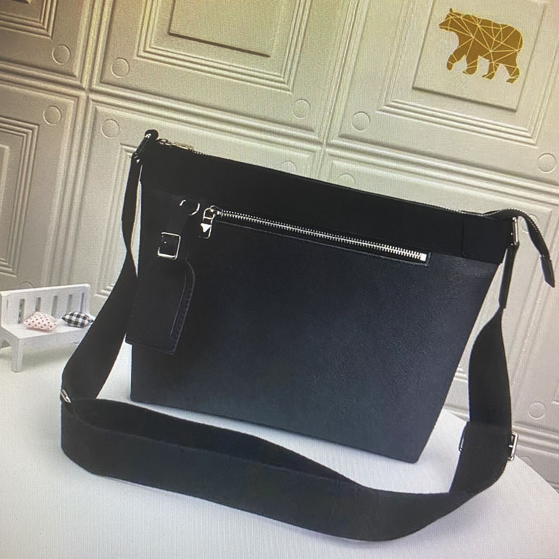 

Desinger handbag Real Leathe MICK Messenger Bag Mens Crossbody Bags Set Fashion Leather Man Shoulder Bag Document bag Clutch Purse Date code N40003, Size:33x26x9cm